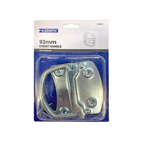 Zenith Chest Handle 92mm Zinc Plated Pack of 2