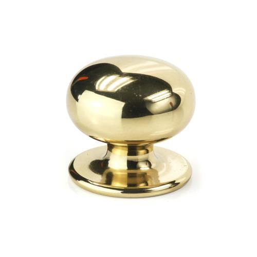 Sylvan Manston Cabinet Knob 31 X 33mm Polished Brass Finish