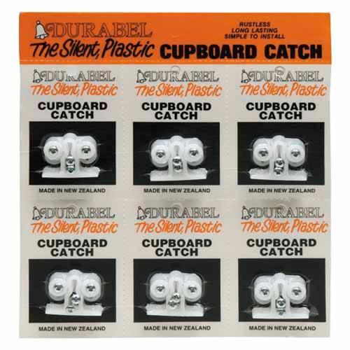 Durabell Cupboard Catch Pack of 6 Opaque White