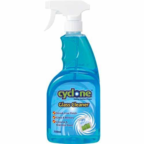 Cyclone Glass Cleaner 750mL Light Blue