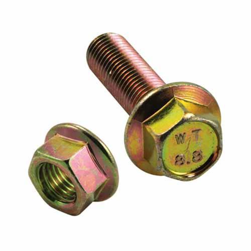 Champion Bolt & Nut Hex Flange Head M8 X 25 Pack of 4