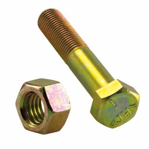 Champion Bolt & Nut Hex Head 1/2 X 1.1/2 Pack of 3