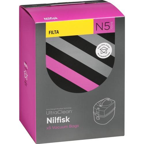 Ultra Clean Nilfisk GD1000 Vacuum Cleaner Dust Bags 5L Pack of 5