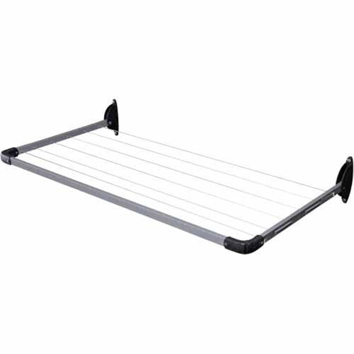 Devon Folding Clothesline Mini Frame 9m Gunmetal Grey