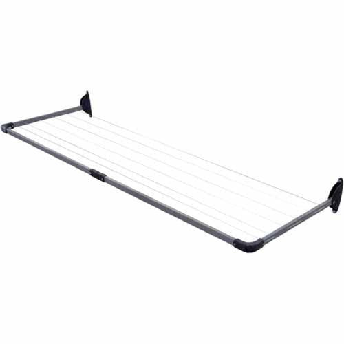 Devon Folding Clothesline Slim Frame 14m Gunmetal Grey