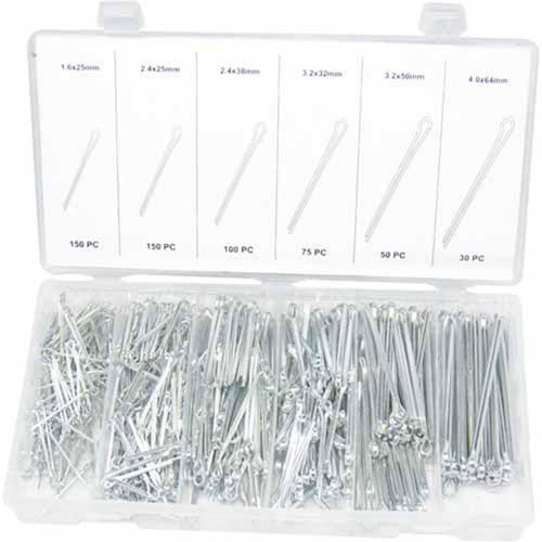 Swordfish Cotter Pin Assortment 555 Piece Pack of 555