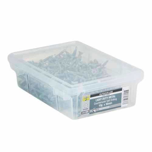 Otter Light Duty Metal Screws 10g X 30mm Pack of 500 Galvanised