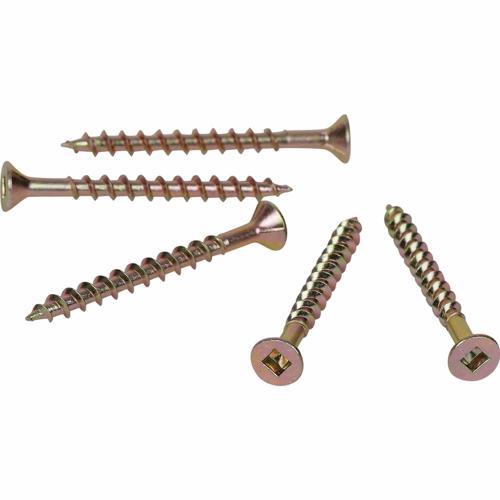 Otter Chipboard Screws 8g X 45mm Pack of 100 Zinc Gold Plated
