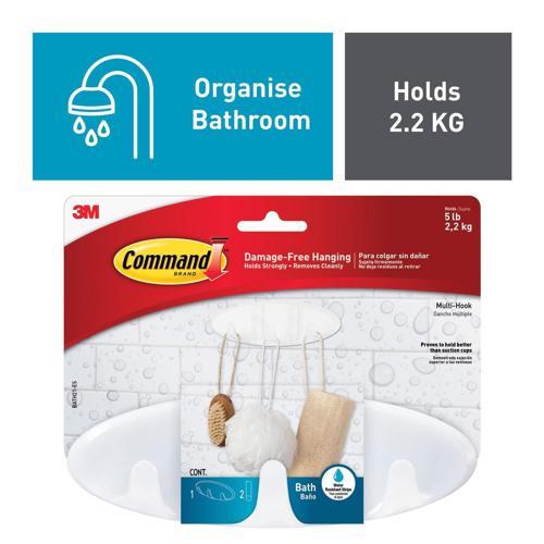 Command Bath Multi-Hook