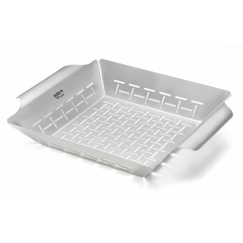 Weber Stainless Steel Veggie Basket 29.97 X 6.35 X 35.25cm Silver