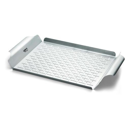 Weber Stainless Steel Grill Pan 29.97 X 3.56 X 44.2cm Silver