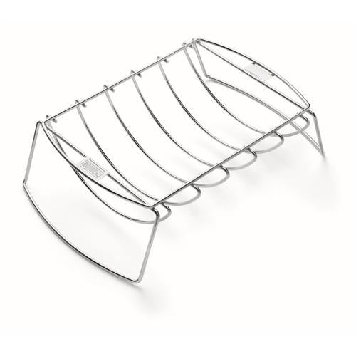 Weber Rib And Roast Holder 26.67 X 11.18 X 43.43cm Silver