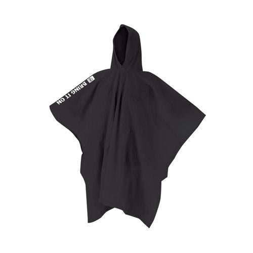 Kiwi Camping Vinyl Poncho Black