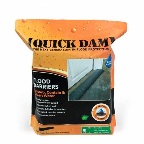 Quick Dam Sandless Flood Barriers 90mm 1500mm 150mm Pack of 2