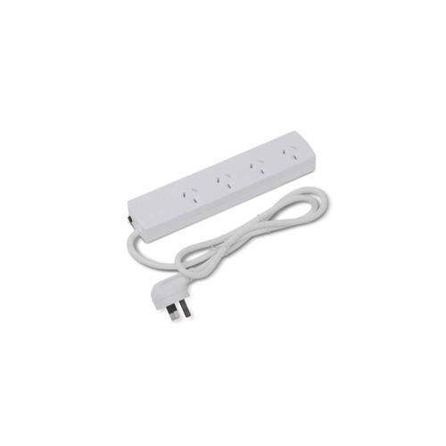 Number 8 Four Way Powerboard 10 Amp White