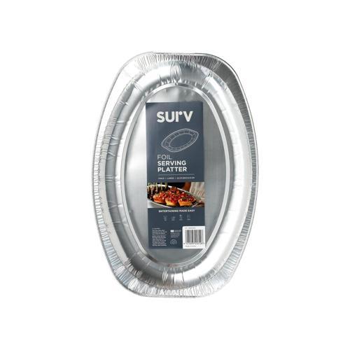 SURV Oval Foil Platter Large 280mm 420mm 20mm