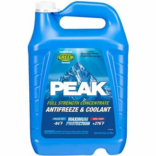 Peak Green Coolant/Antifreeze Concentrate 3.78L Blue