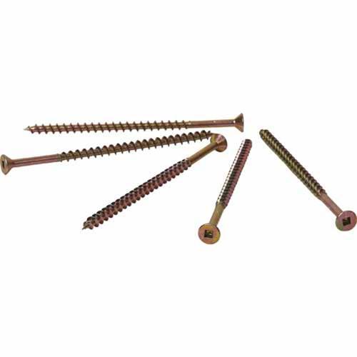 Otter Chipboard Screws 10g X 100mm Pack of 250 Zinc Gold Plated