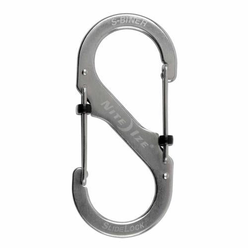 Nite Ize SlideLock S-Biner MicroLock #4 Stainless