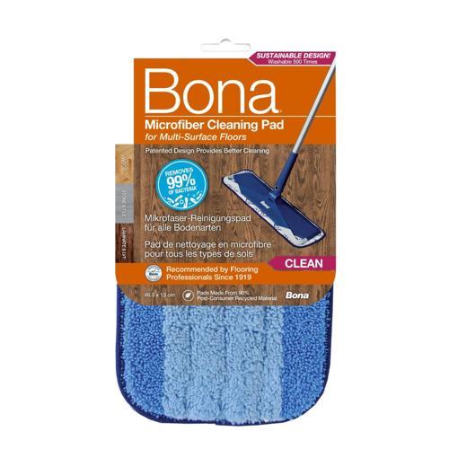 Bona Cleaning Pad 255mm 140mm 15mm. Blue