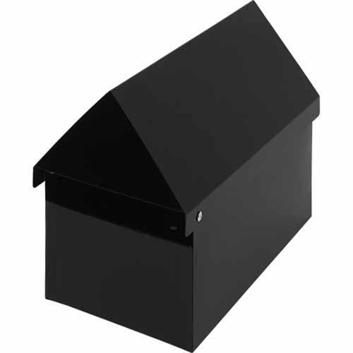 Mail Boss Cheviot Metal Letterbox 210mm 170mm 280mm Black