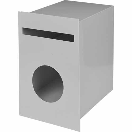 Mail Boss Hauraki Metal Letterbox 295mm 200mm 250mm White
