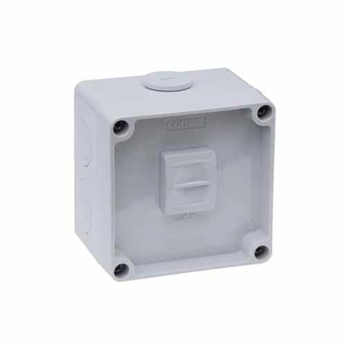 Goldair Weatherproof Single Switch Single White