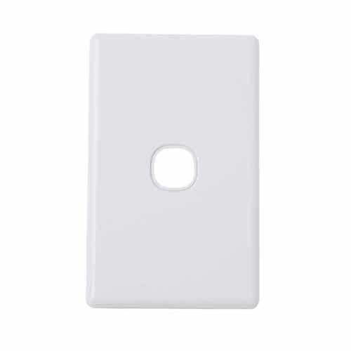 Goldair Grid Plate And Cover 1 Gang White