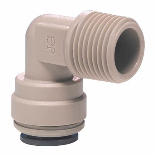 Filtration Male Elbow 3/8" Tube X 1/4" NPTF Grey