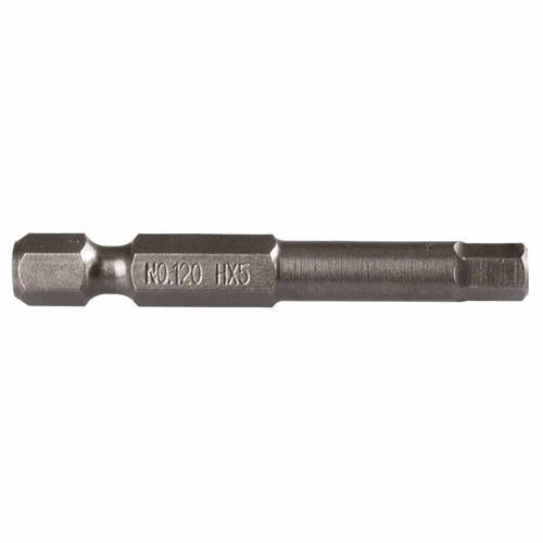 GFB Screwdriver Bit Hex 5mm X 50mm Grey