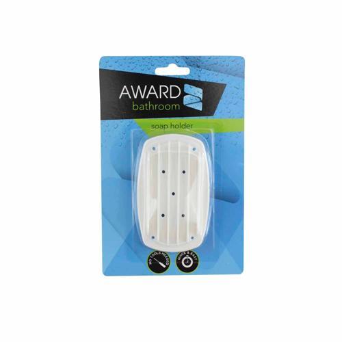 Award Soap Holder Self Adhesive White