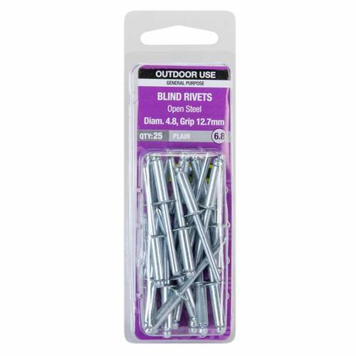 Otter Blind Rivets 6.8 Pack of 25 Steel