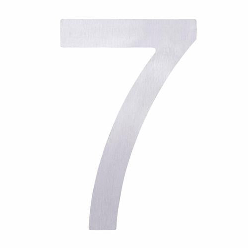 Elements Hardware Adhesive Stainless Steel Numeral #7 100mm Stainless Steel