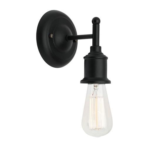Mercator Leona Wall Light Fixture Black 40W