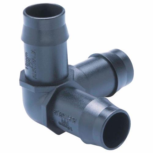 Neta Barb Corner Elbow 19mm Black