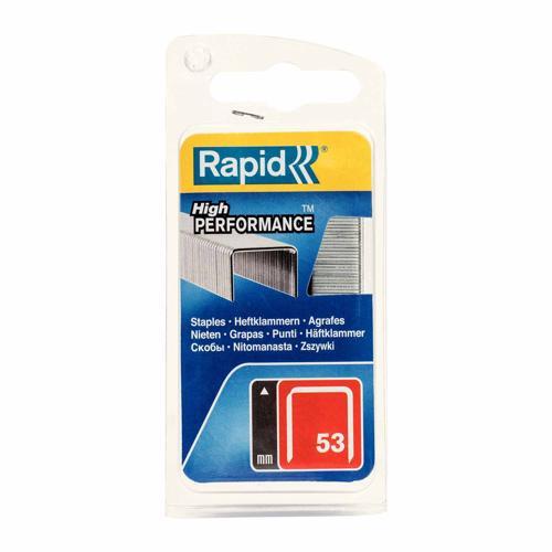 Rapid 53 Series 53/8 Mini Staples Pack of 1260 Galvanised