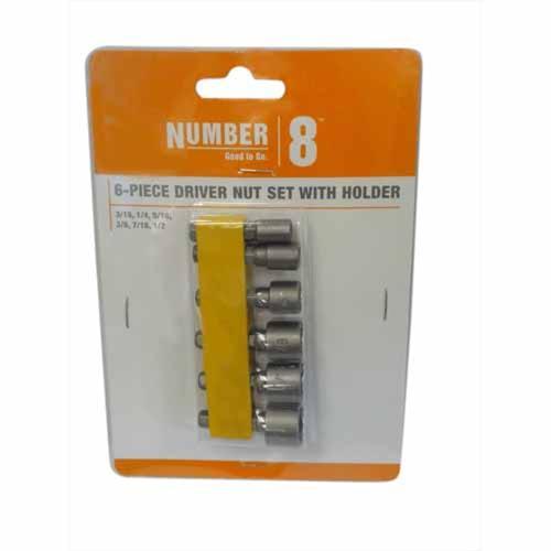 Number 8 Nut Driver Set 6 Piece
