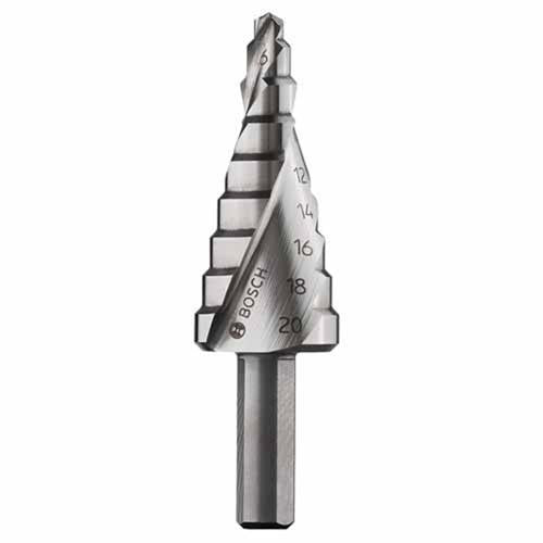 Bosch HSS Stepdrill Drill 70.5mm Silver