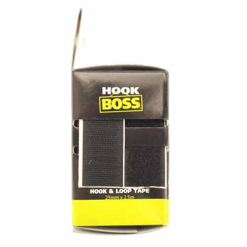 Hook Boss Hook & Loop Tape Black