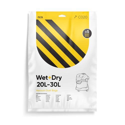 Vacuum Cleaner Dust Bags 20 To 30L Pack of 5