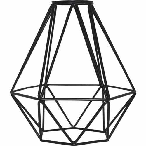 Nouveau Cage Light Shade 210mm 195mm Black