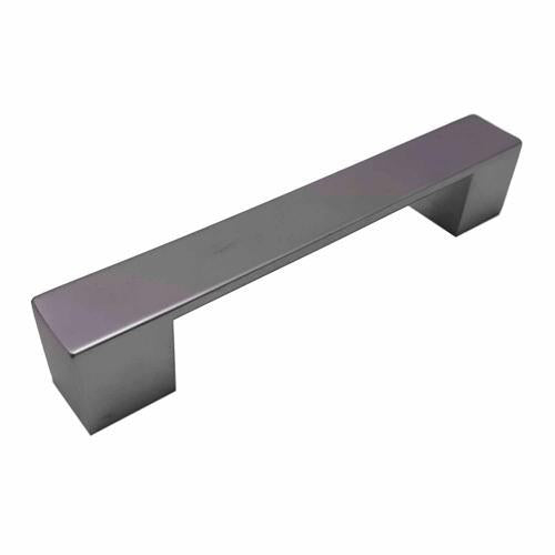Hafele Essentials D Handle 128mm Matte Chrome Plated