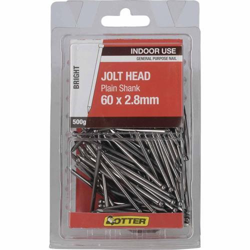 Otter Jolt Head Nails 60 X 2.8mm 500g Bright