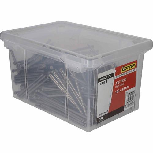 Otter Jolt Head Nails 100 X 4.0mm 5kg Bright