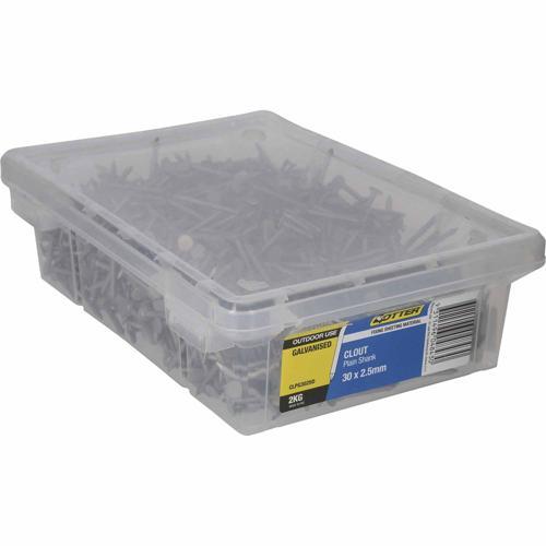 Otter Clout Nails 30 X 2.5mm 2kg Galvanised