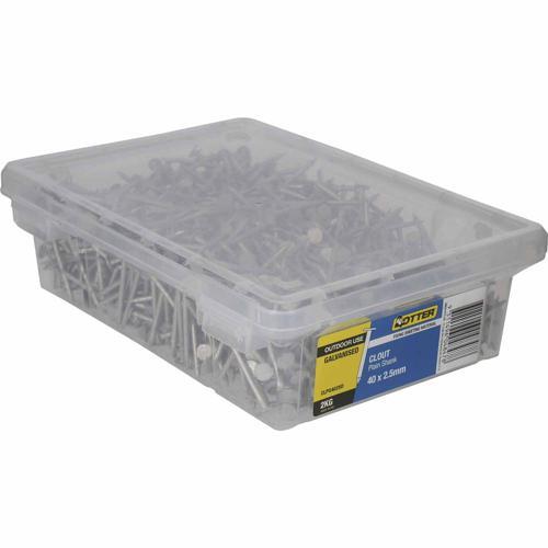 Otter Clout Nails 40 X 2.5mm 2kg Galvanised