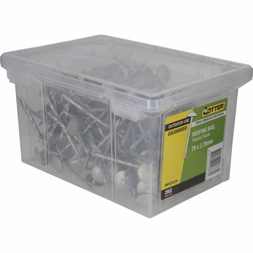Otter Roofing Nails 75 X 3.75mm 2kg Galvanised