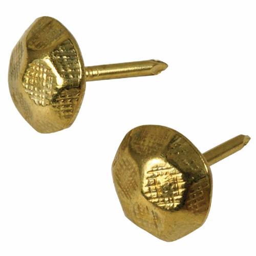 Hillman Upholstery Nail Pack of 25 Brass 122691