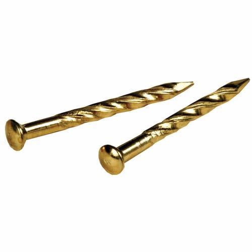 Hillman Metal Trim Nail 22.2mm 28G Brass