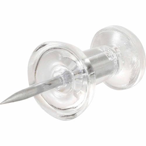 Hillman Push Pin Pack of 16 Clear